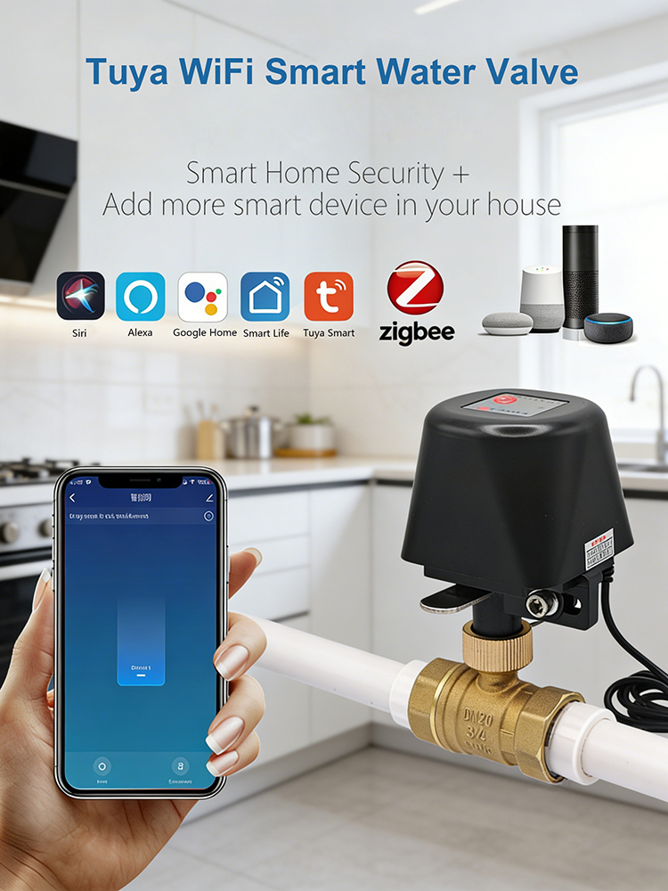 Smart Garden Home Assistant - 투야 스마트 워터 밸브 ​ DN15/DN20/DN25