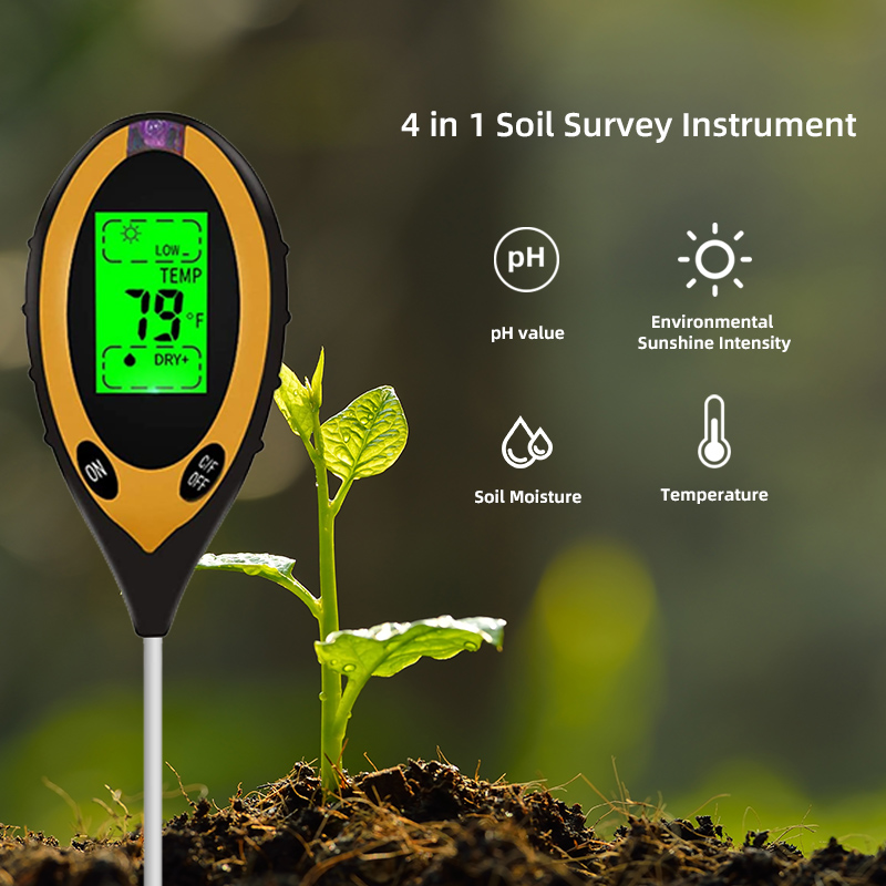 Soil Test Digital - 토양 pH 측정기 토양 테스터 pH