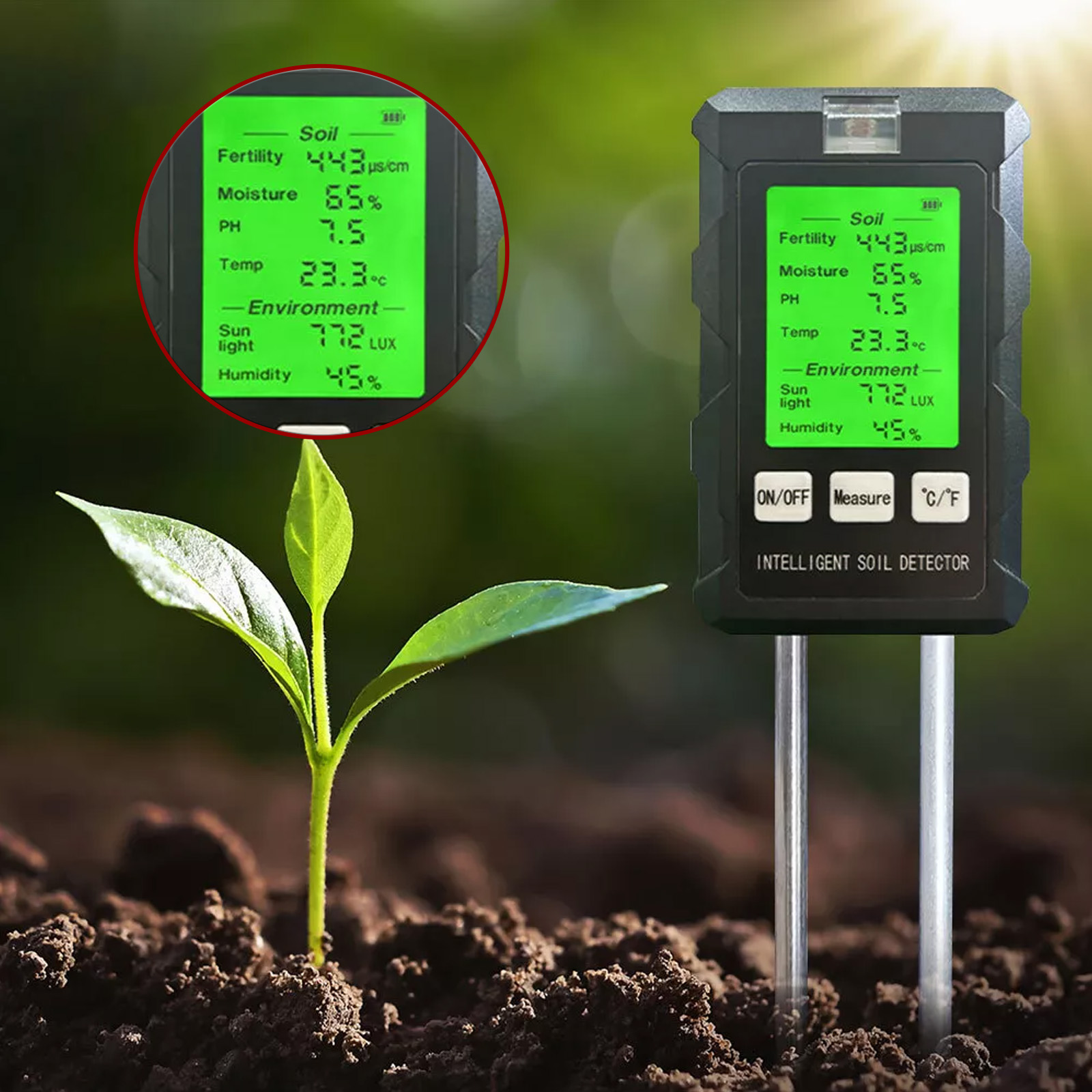 Soil Test Digital - 【2026 신제품】고정밀 6 in 1 토양