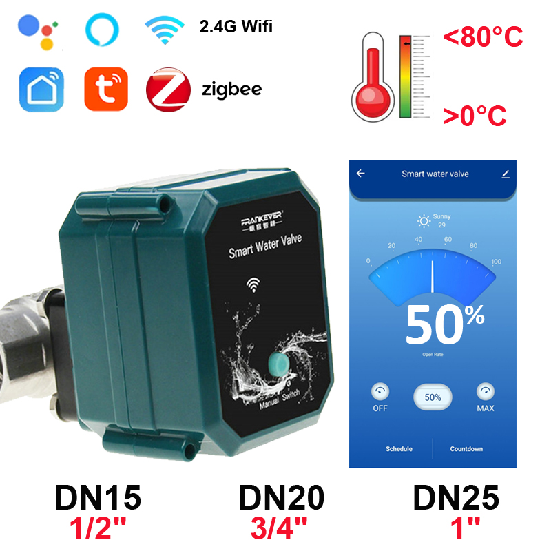 Smart Garden Home Assistant - Tuya Wifi 워터 밸브 차단 수량