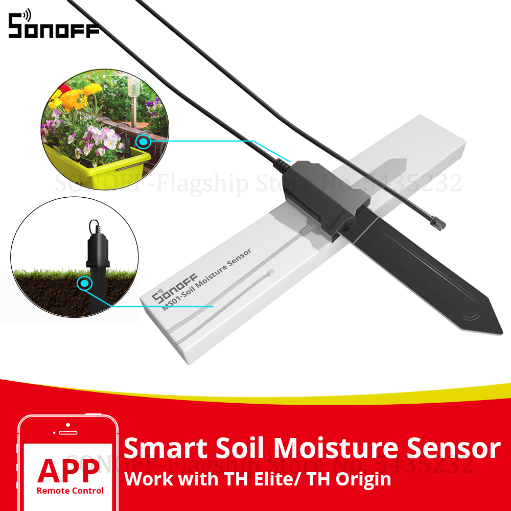 Smart Garden Test - SONOFF MS01 토양 수분 센서 스마트