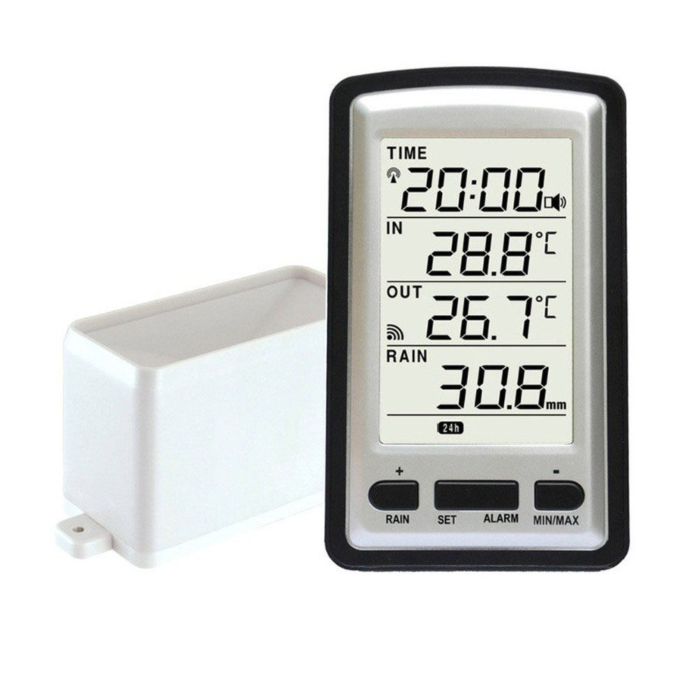 디지털 무선 레인 게이지 기상 관측소 RCC 전송 실내 - Rain Gauge Digital 리뷰 및 가격