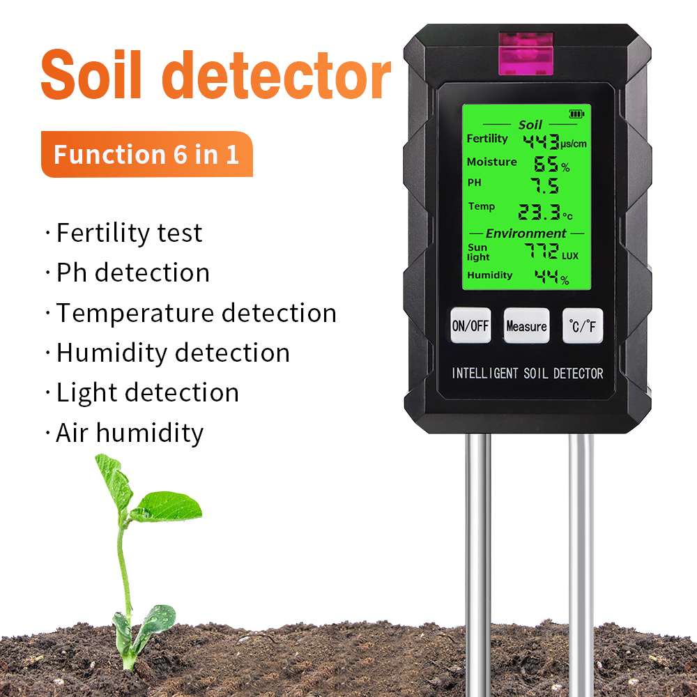 6 in 1 디지털 토양 테스터 다기능 토양 PH 감지 - Soil Test Digital 리뷰 및 가격