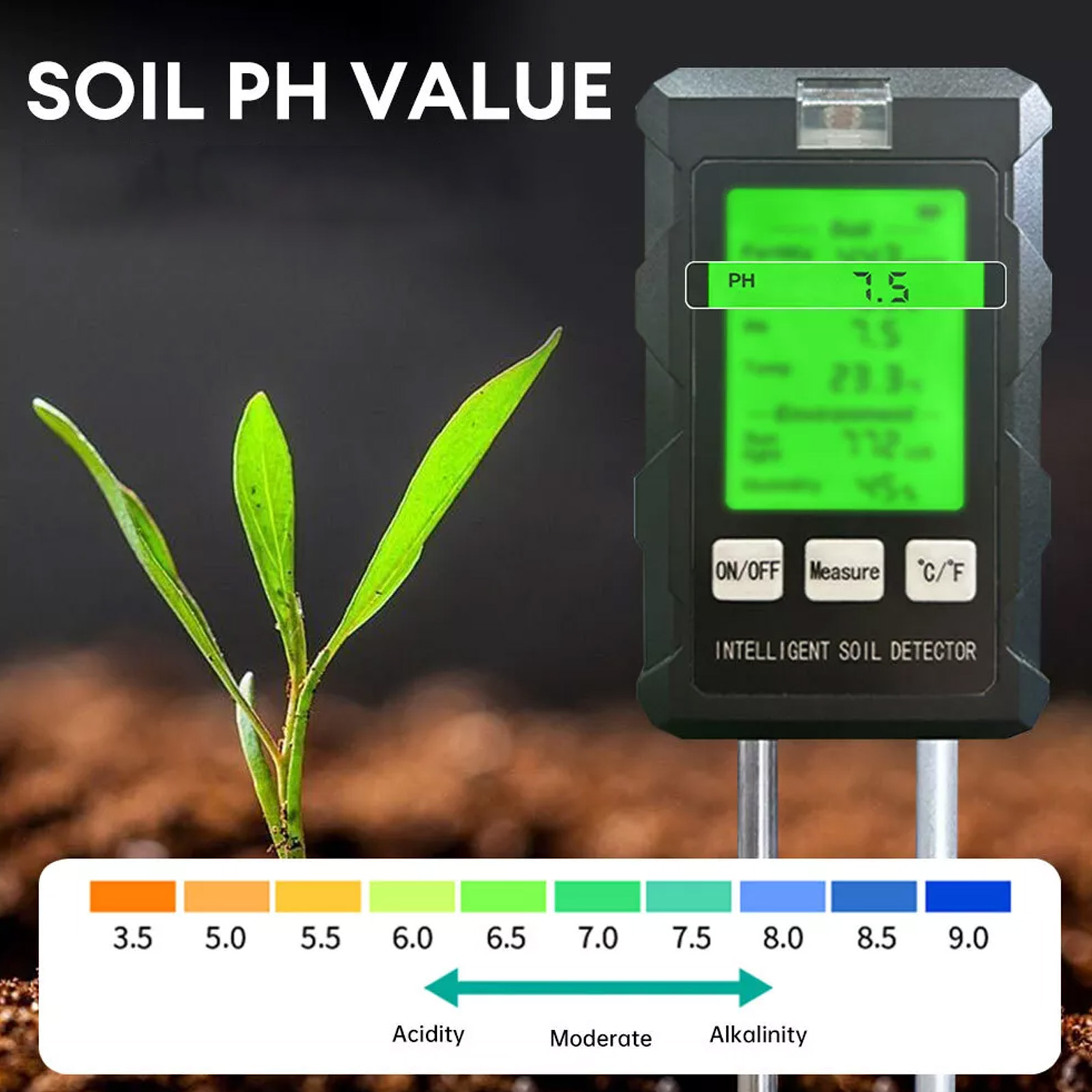 【2026 신제품】고정밀 6 in 1 토양 pH 측정기 - Soil Test Digital 리뷰 및 가격
