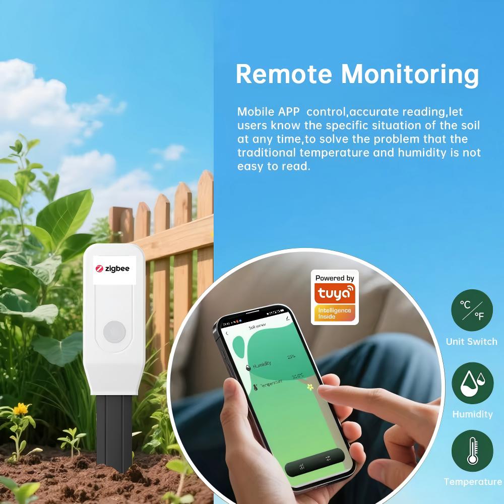 투야 스마트 홈 지그비 토양 수분 및 온도 모니터 정원 - Smart Garden Home Assistant 리뷰 및 가격
