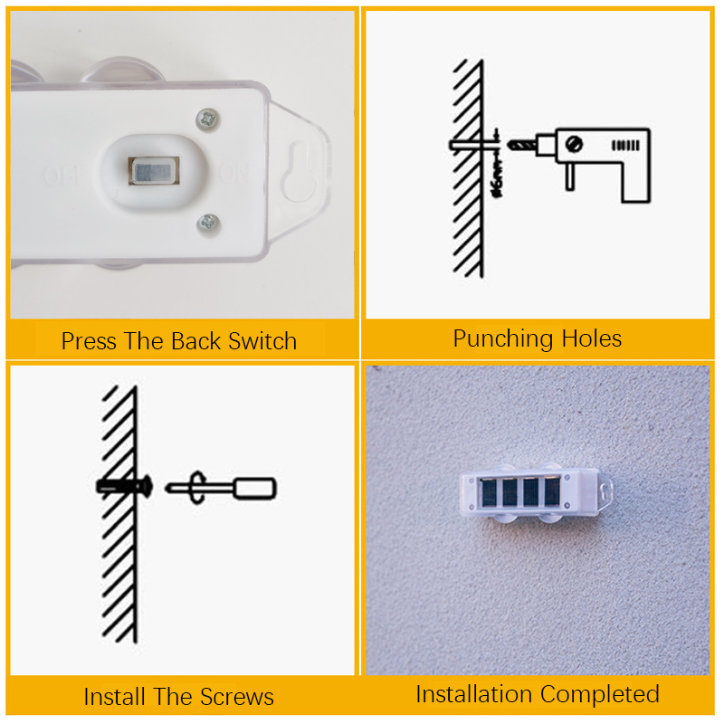 스마트 광 센서가 장착된 팝 4개 태양광 벽 조명 –  - Smart Garden Smart Fence 리뷰 및 가격